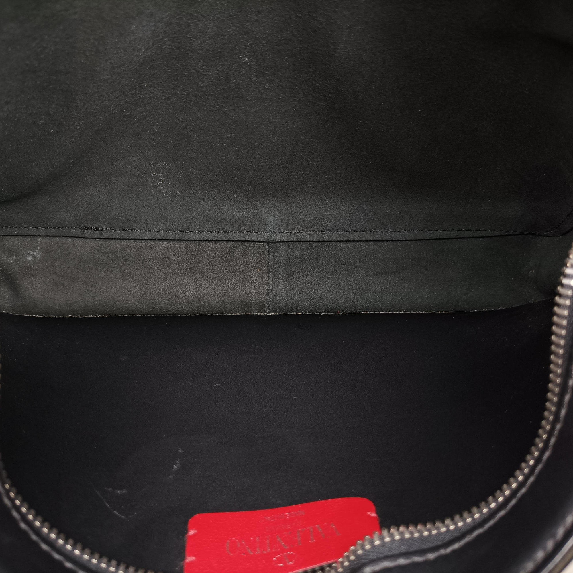 VLTN Print Black Leather VLTN プリント ブラック レザー 