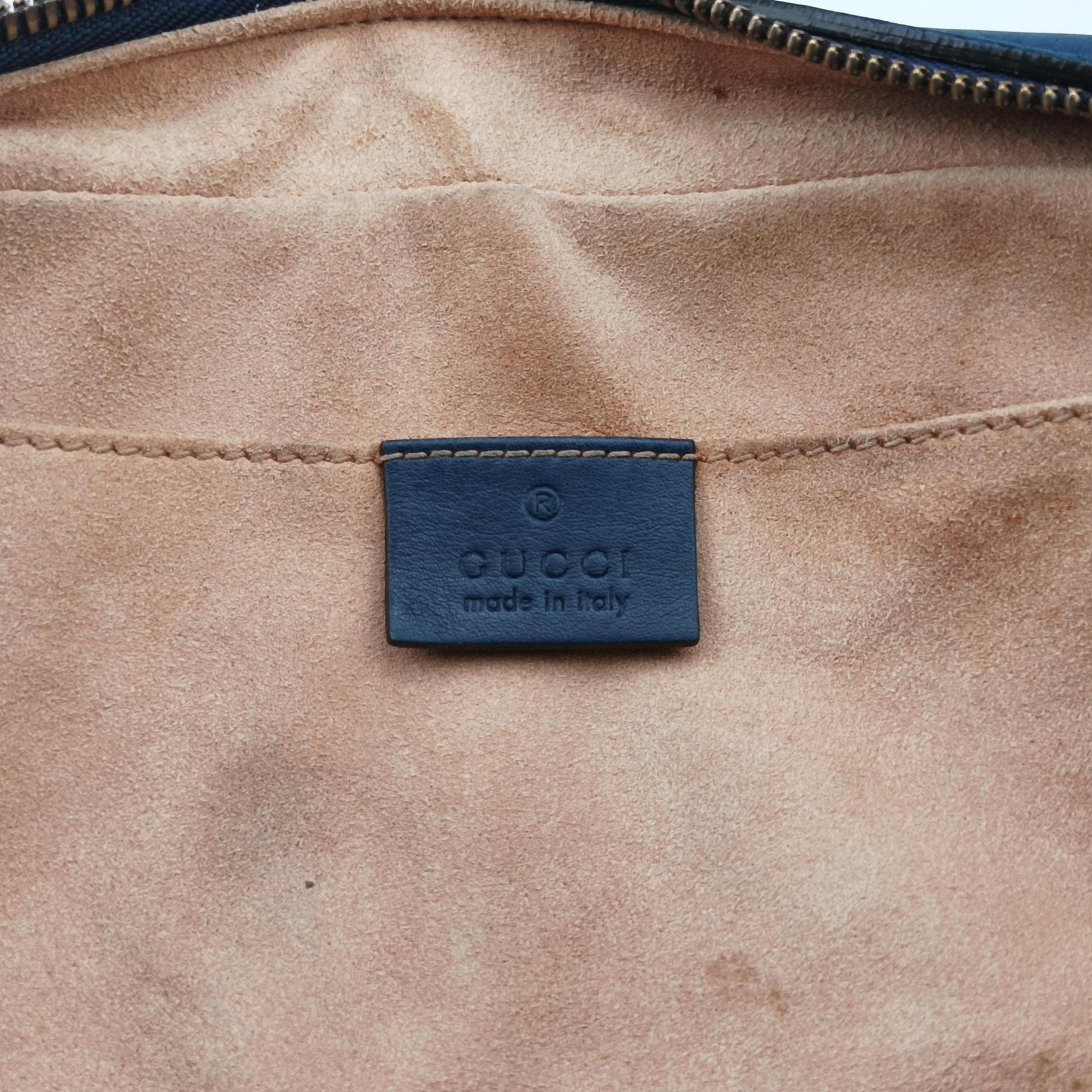 GG Marmont navy×Multicolour Leather 447632 C020665521GGマーモント ネイビー×マルチカラー レザー 447632 C020665521