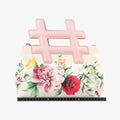 Floral Print Instabag White x Multicolor Canvas x Leather 40フローラルプリント インスタバッグ ホワイトxマルチカラー キャンバス×レザー 40