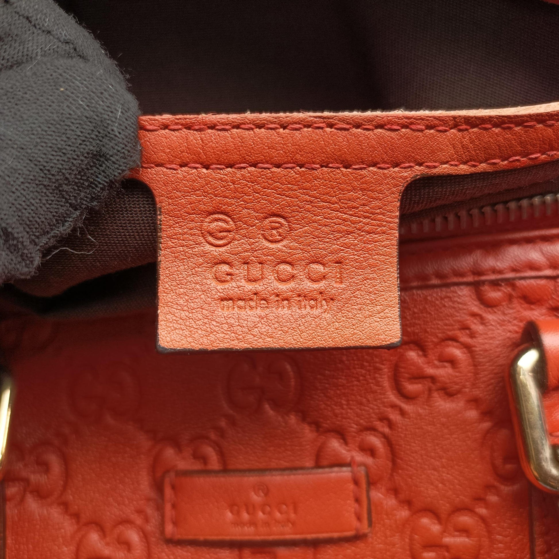 Joy Guccissima Orange Leather 265697 H018008137ジョイ グッチッシマ オレンジ レザー 265697 H018008137