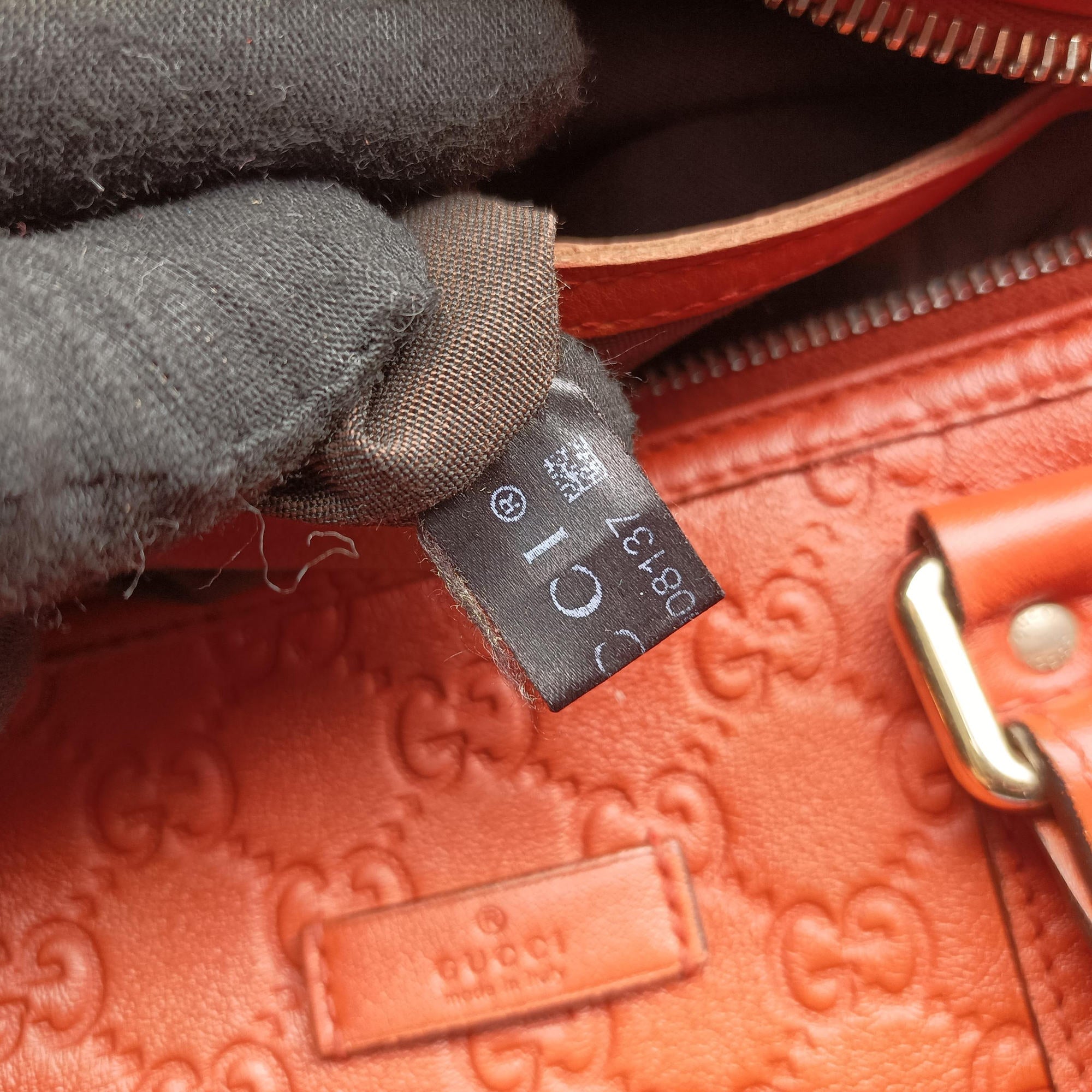 Joy Guccissima Orange Leather 265697 H018008137ジョイ グッチッシマ オレンジ レザー 265697 H018008137