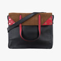 Flip black×red×brown Leather× Suede 8TB302 8TB302-A6CG-199-0189フリップ ブラック×レッド×ブラウン レザー×スエード 8TB302 8TB302-A6CG-199-0189