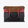 Flip black×red×brown Leather× Suede 8TB302 8TB302-A6CG-199-0189フリップ ブラック×レッド×ブラウン レザー×スエード 8TB302 8TB302-A6CG-199-0189