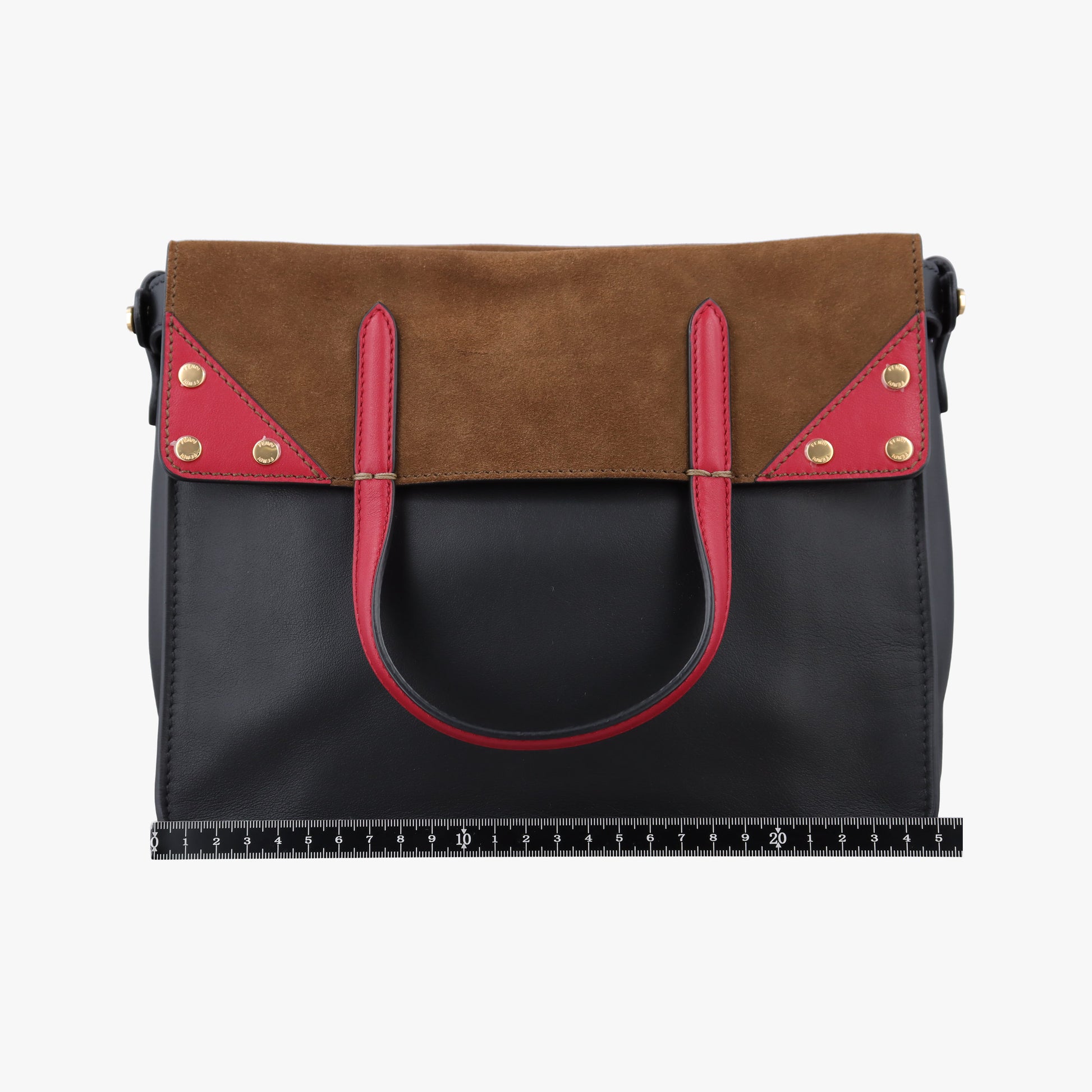 Flip black×red×brown Leather× Suede 8TB302 8TB302-A6CG-199-0189フリップ ブラック×レッド×ブラウン レザー×スエード 8TB302 8TB302-A6CG-199-0189