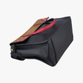 Flip black×red×brown Leather× Suede 8TB302 8TB302-A6CG-199-0189フリップ ブラック×レッド×ブラウン レザー×スエード 8TB302 8TB302-A6CG-199-0189