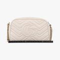 GG Marmont White Leather 447632 A029700467GGマーモント ホワイト レザー 447632 A029700467