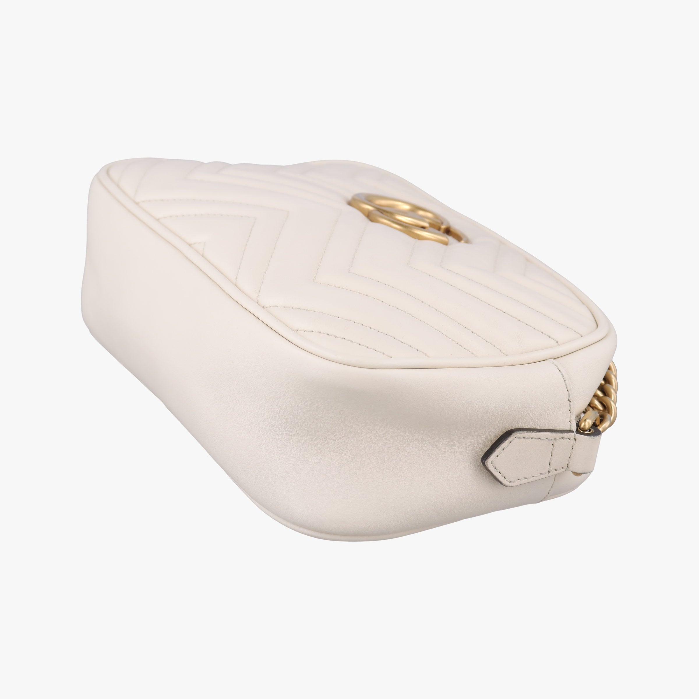 GG Marmont White Leather 447632 A029700467GGマーモント ホワイト レザー 447632 A029700467