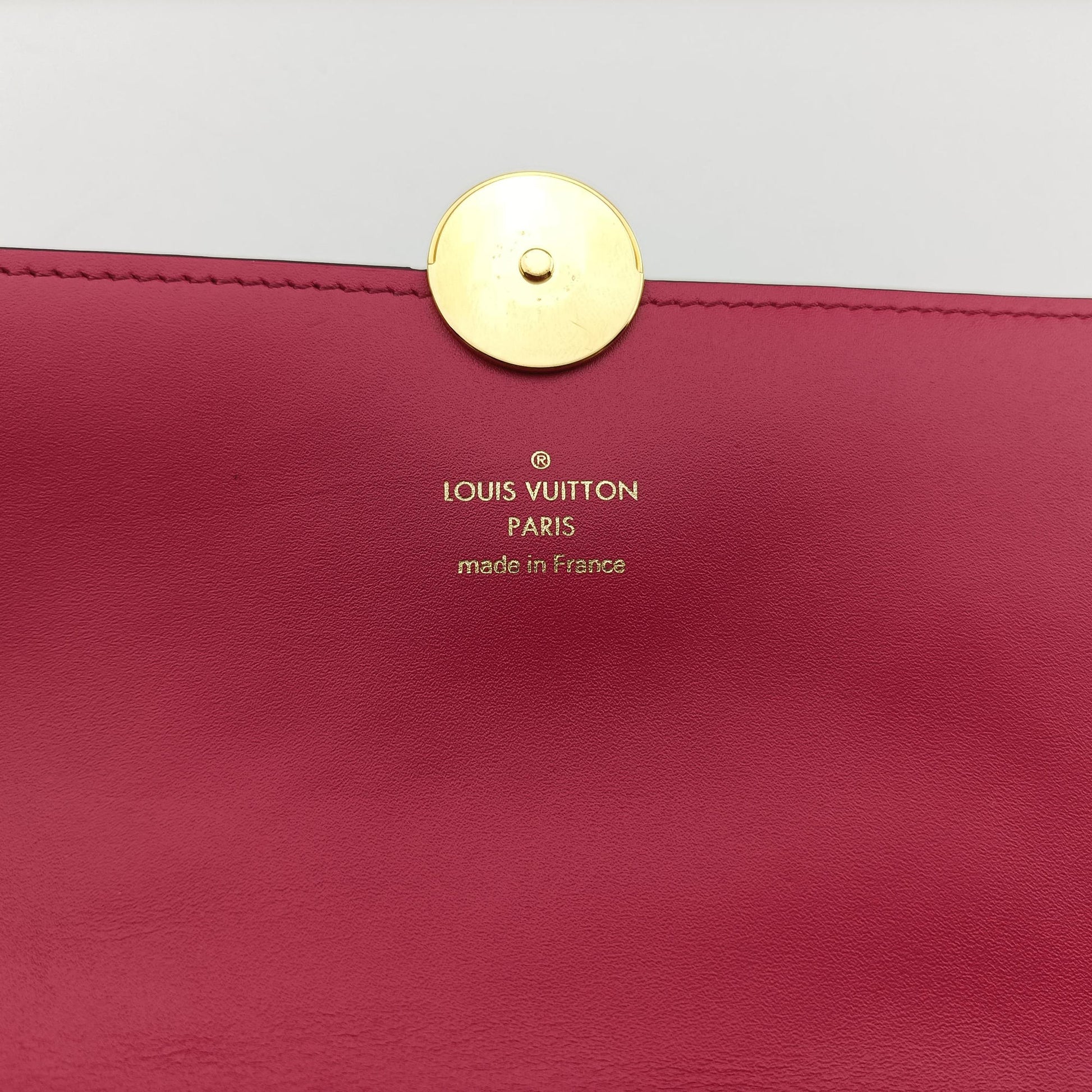 Flore Chain brown×FUCHSIA Monogram Porte Feuille ×calf leather M69578 SP4128フロール チェーン モノグラム/ブラウン×フューシャ モノグラムポルトフォイユ×カーフレザー M69578 SP4128