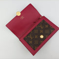 Flore Chain brown×FUCHSIA Monogram Porte Feuille ×calf leather M69578 SP4128フロール チェーン モノグラム/ブラウン×フューシャ モノグラムポルトフォイユ×カーフレザー M69578 SP4128