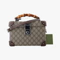 Padlock Brown PVC coated canvas×Leather 588351 パドロック ブラウン PVCコーティングキャンバス×レザー 588351 