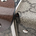 Padlock Brown PVC coated canvas×Leather 588351 パドロック ブラウン PVCコーティングキャンバス×レザー 588351 