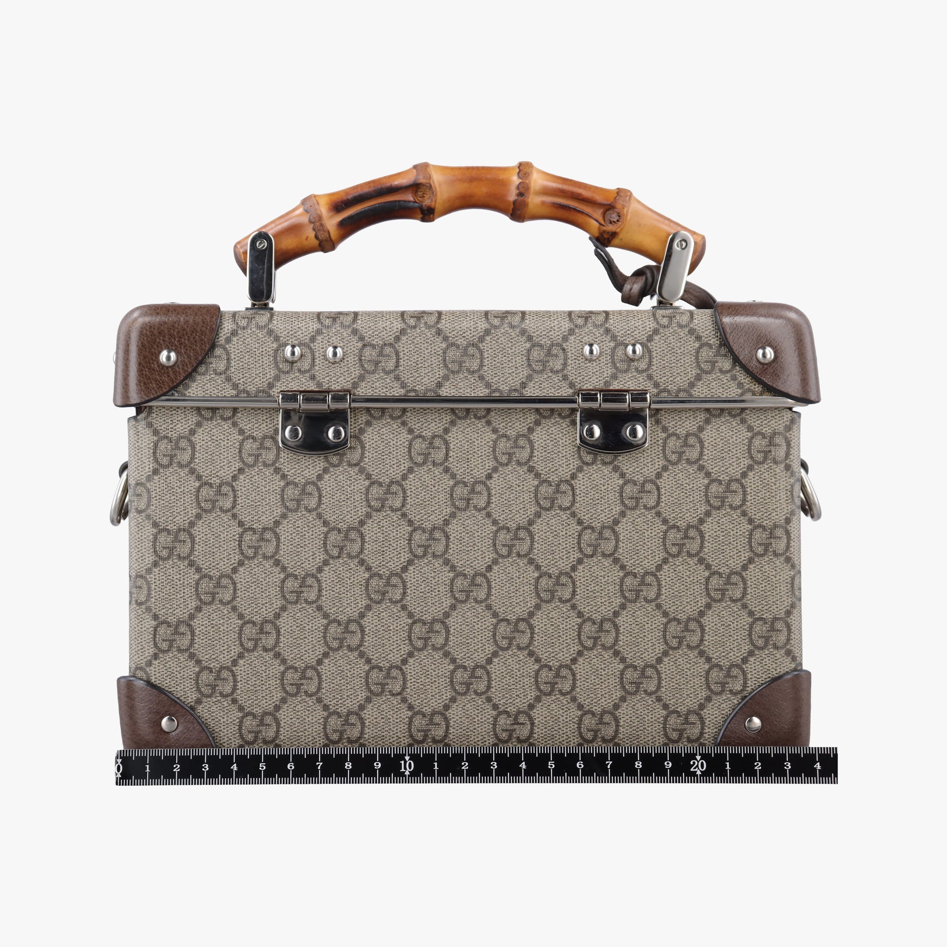 Padlock Brown PVC coated canvas×Leather 588351 パドロック ブラウン PVCコーティングキャンバス×レザー 588351 