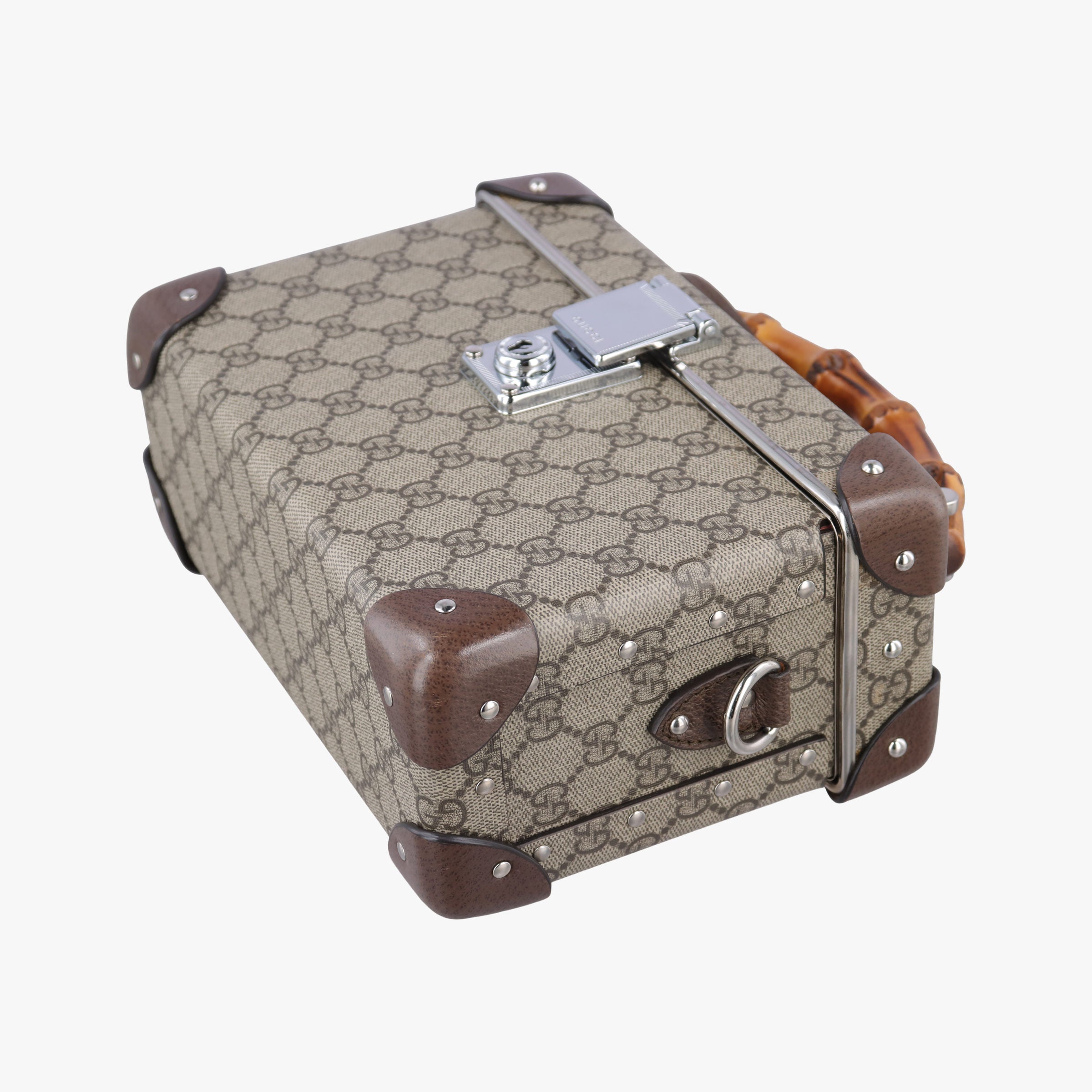 Padlock Brown PVC coated canvas×Leather 588351 パドロック ブラウン PVCコーティングキャンバス×レザー 588351 