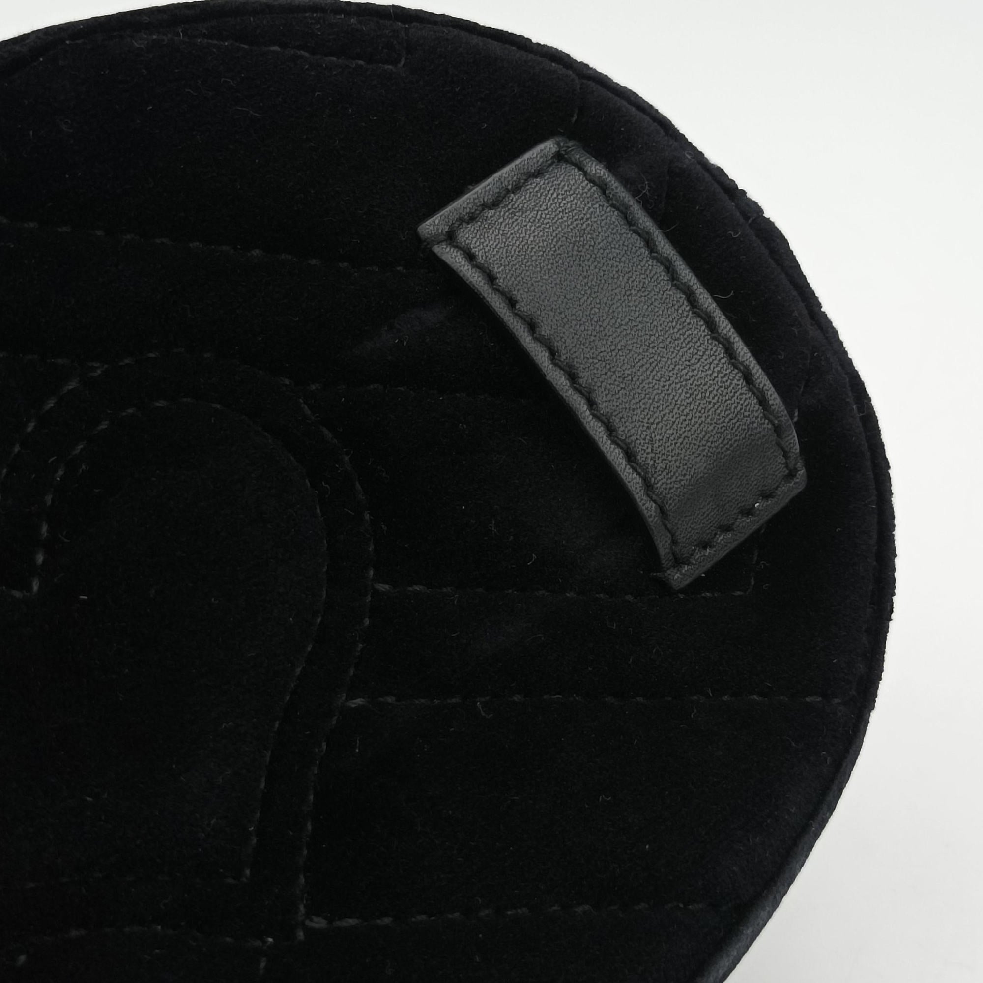 GG Marmont Black velour 476434 E023746628GGマーモント ブラック ベロア 476434 E023746628