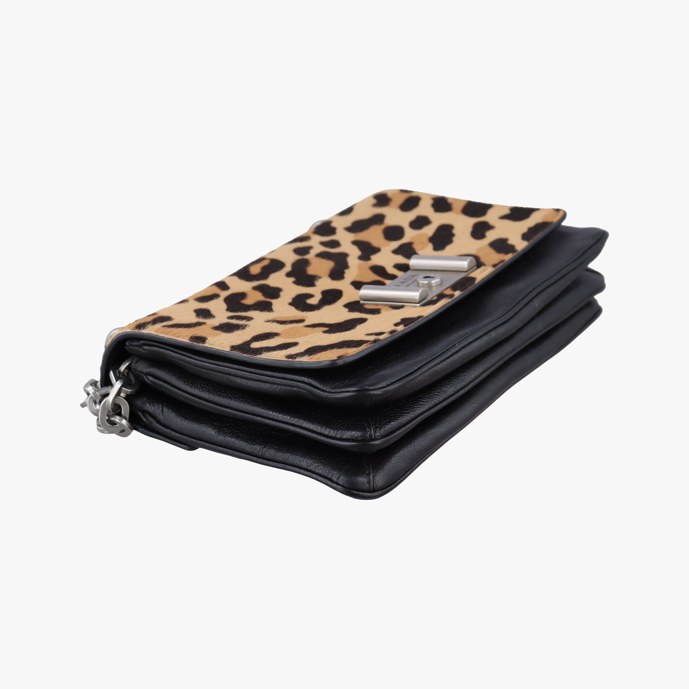 Leopard print Brown×Multicolour ponyhair×leather 1BD009 117レオパード柄 ブラウン×マルチカラー ハラコ×レザー 1BD009 117
