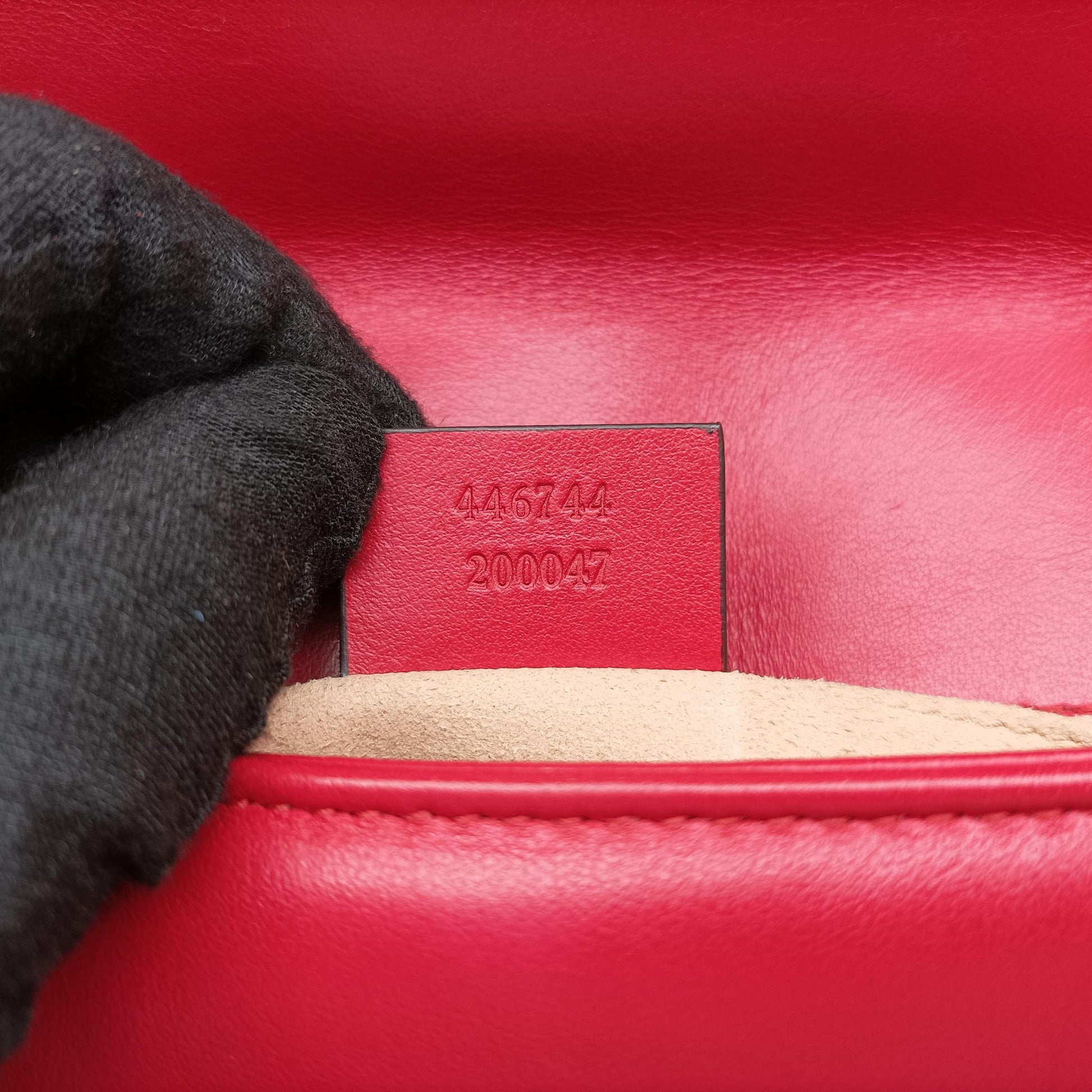 GG Marmont Red Leather 446744 C023952806GGマーモント レッド レザー 446744 C023952806