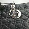 Lady Dior Black lambskin 16-MA-0110レディディオール ブラック ラムスキン 16-MA-0110