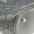 Lady Dior Black lambskin 16-MA-0110レディディオール ブラック ラムスキン 16-MA-0110
