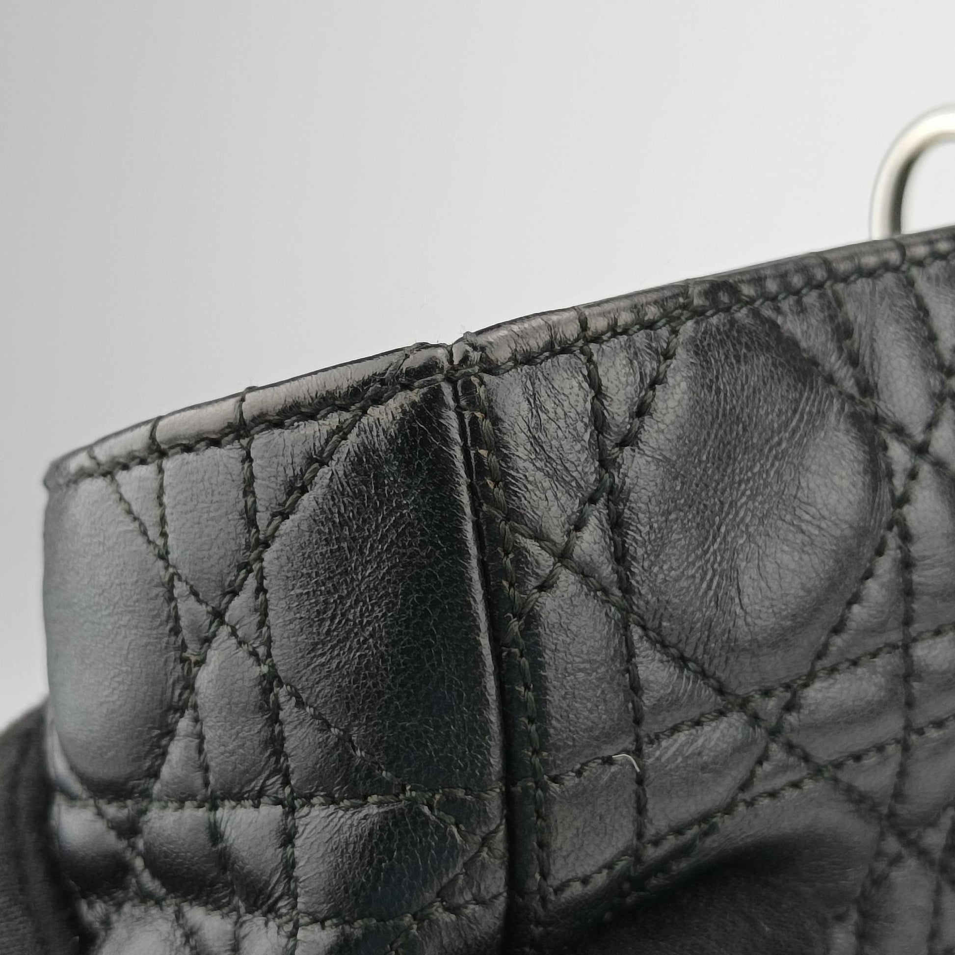 Lady Dior Black lambskin 16-MA-0110レディディオール ブラック ラムスキン 16-MA-0110