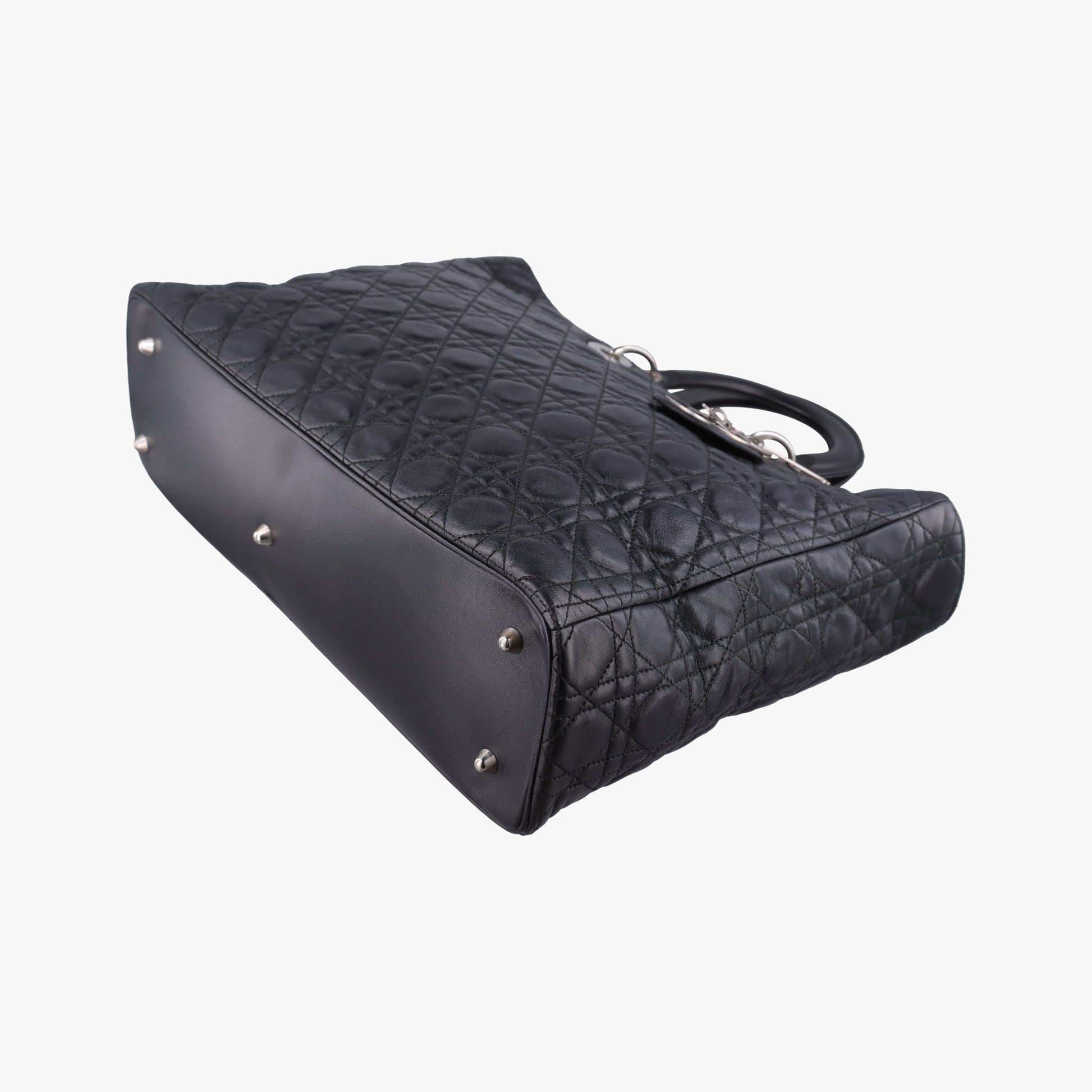 Lady Dior Black lambskin 16-MA-0110レディディオール ブラック ラムスキン 16-MA-0110