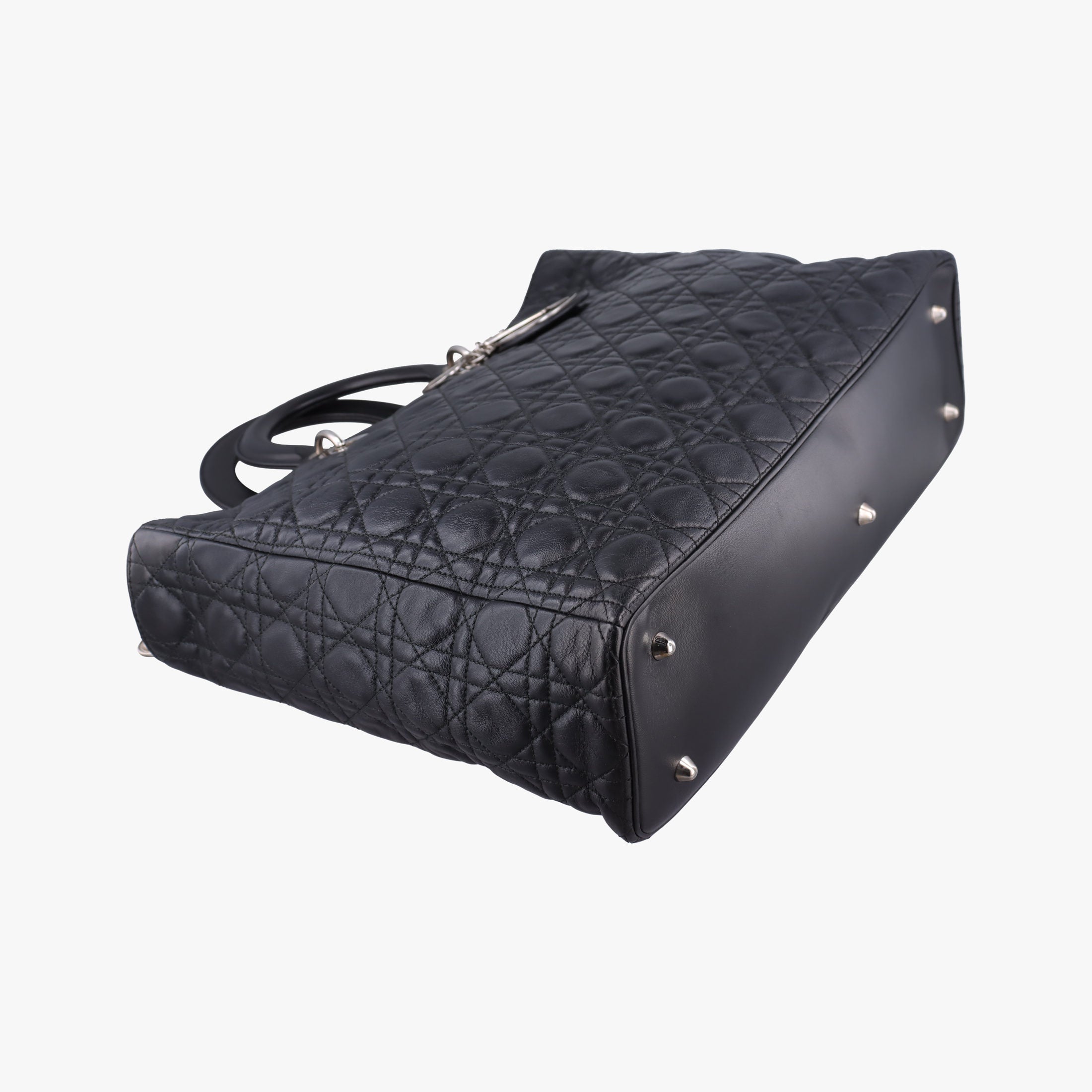 Lady Dior Black lambskin 16-MA-0110レディディオール ブラック ラムスキン 16-MA-0110