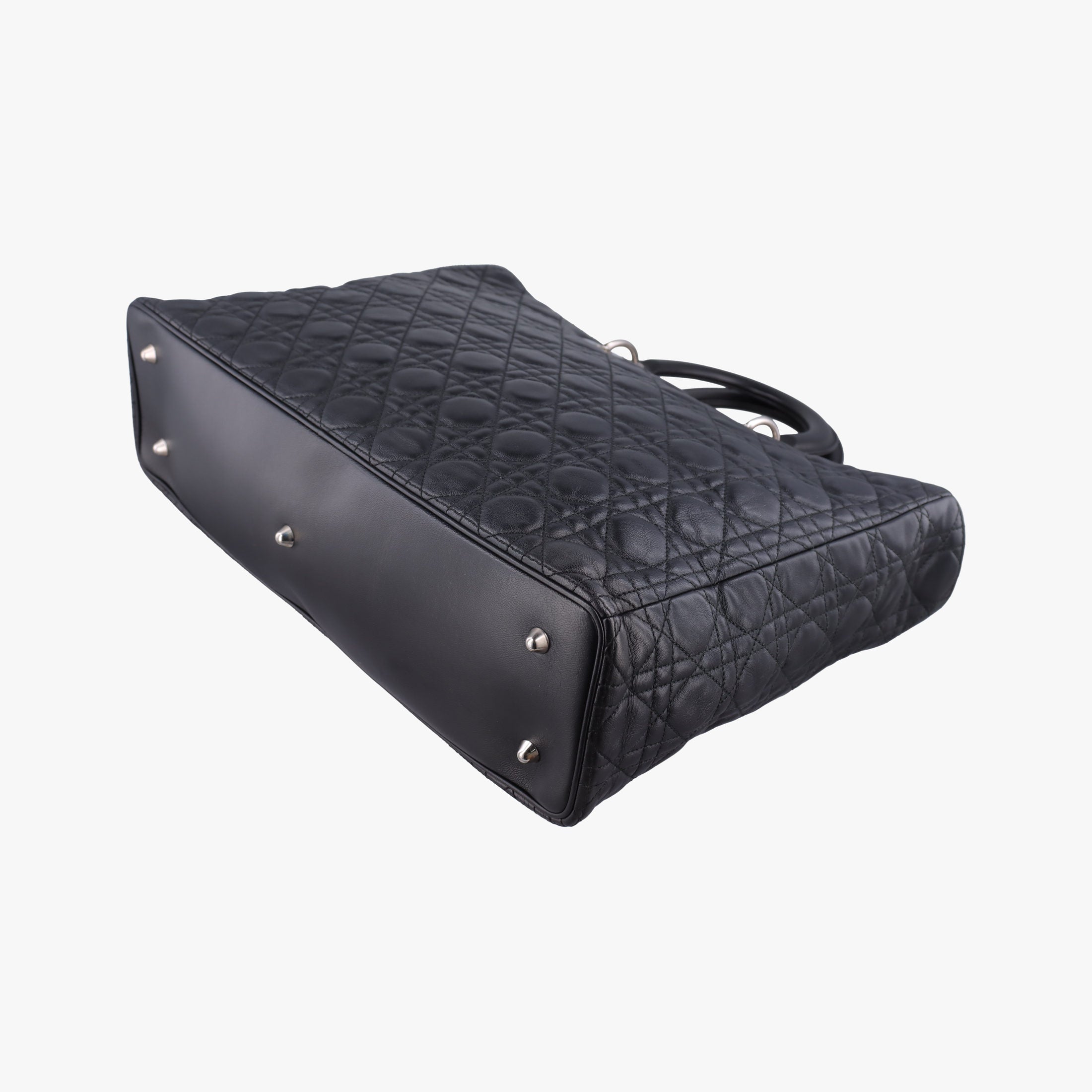 Lady Dior Black lambskin 16-MA-0110レディディオール ブラック ラムスキン 16-MA-0110