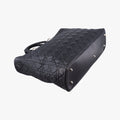 Lady Dior Black lambskin 16-MA-0110レディディオール ブラック ラムスキン 16-MA-0110
