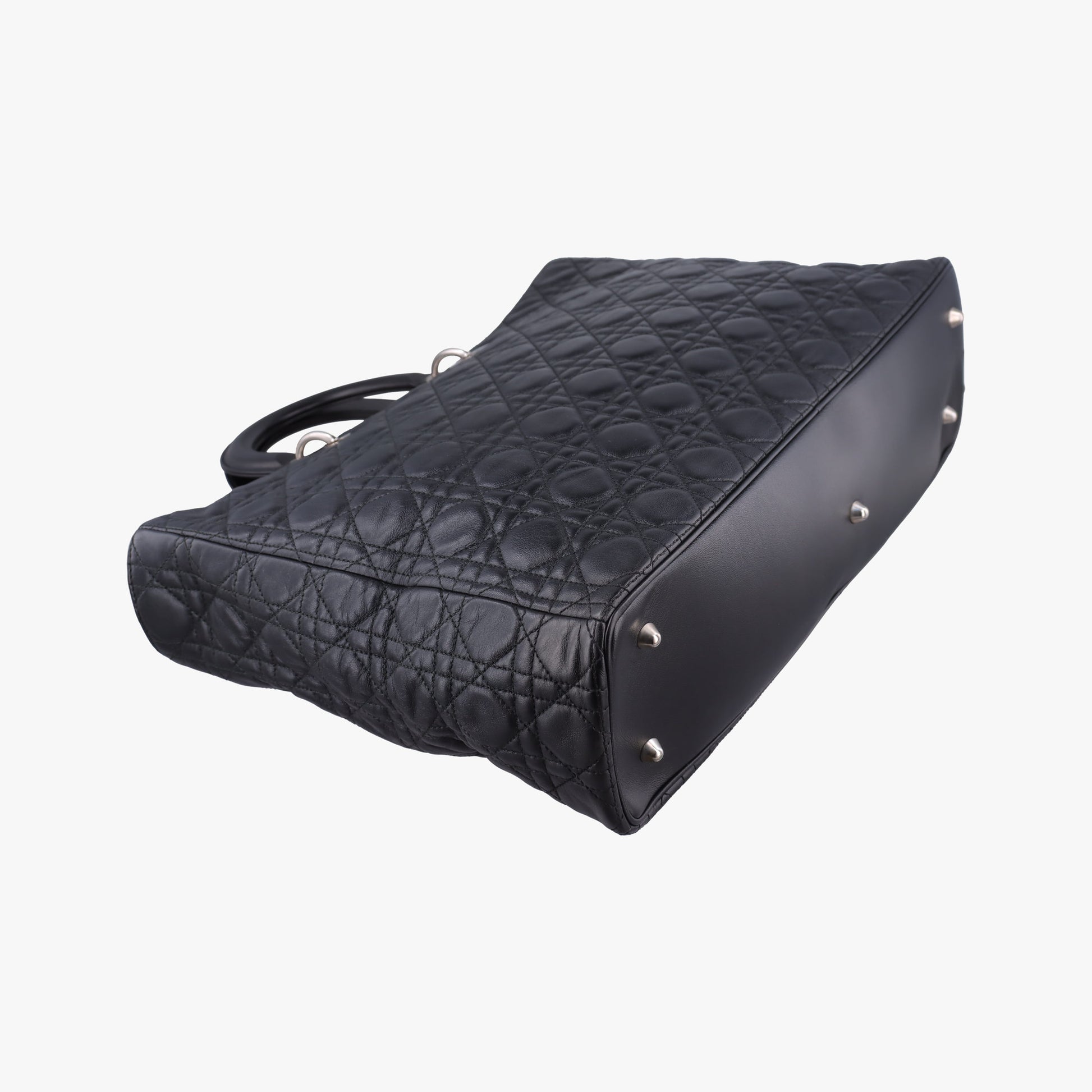 Lady Dior Black lambskin 16-MA-0110レディディオール ブラック ラムスキン 16-MA-0110