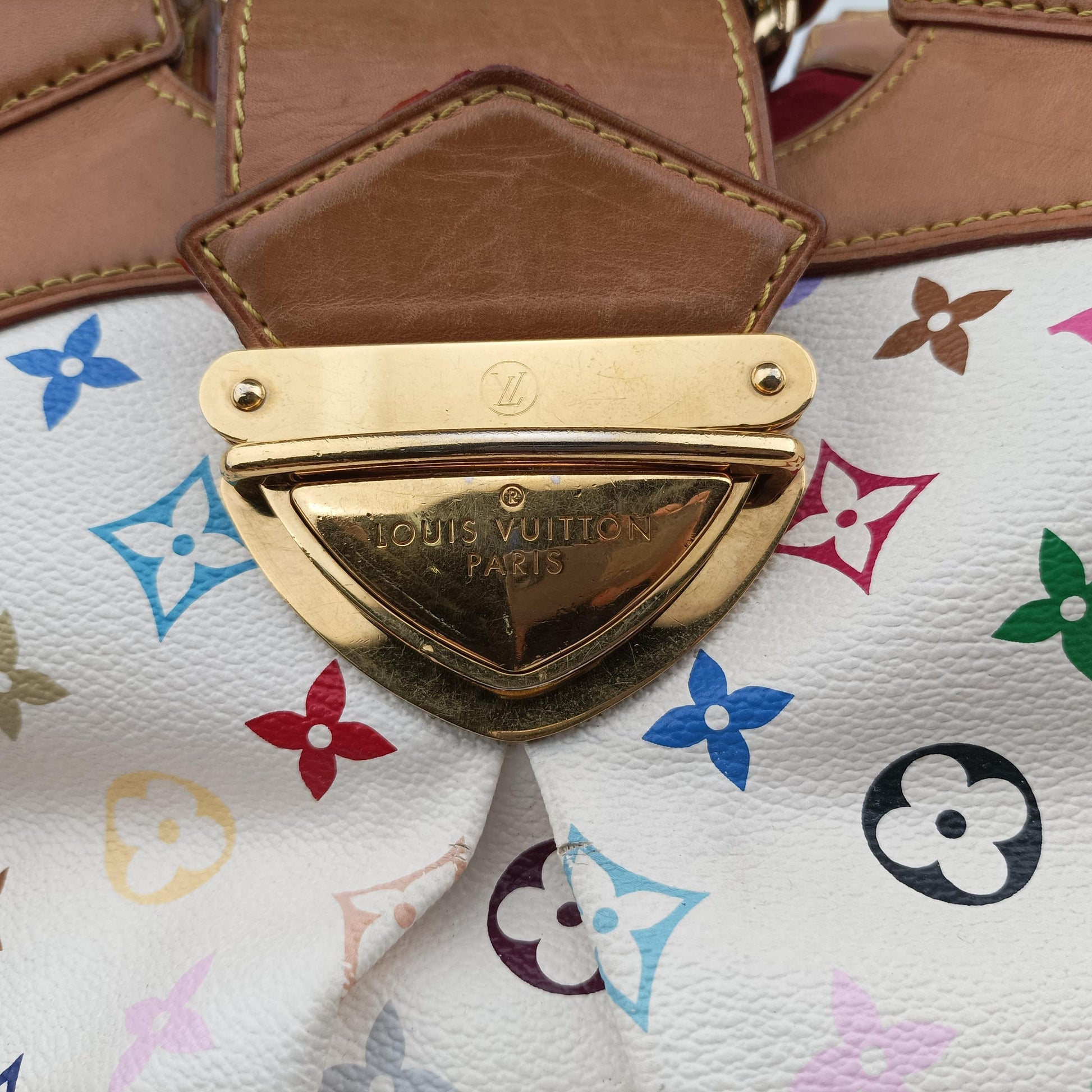 URSULA white Monogram Multicolor M40123 Lot number unknownウルスラ ブロン モノグラム マルチカラー M40123 製番不明