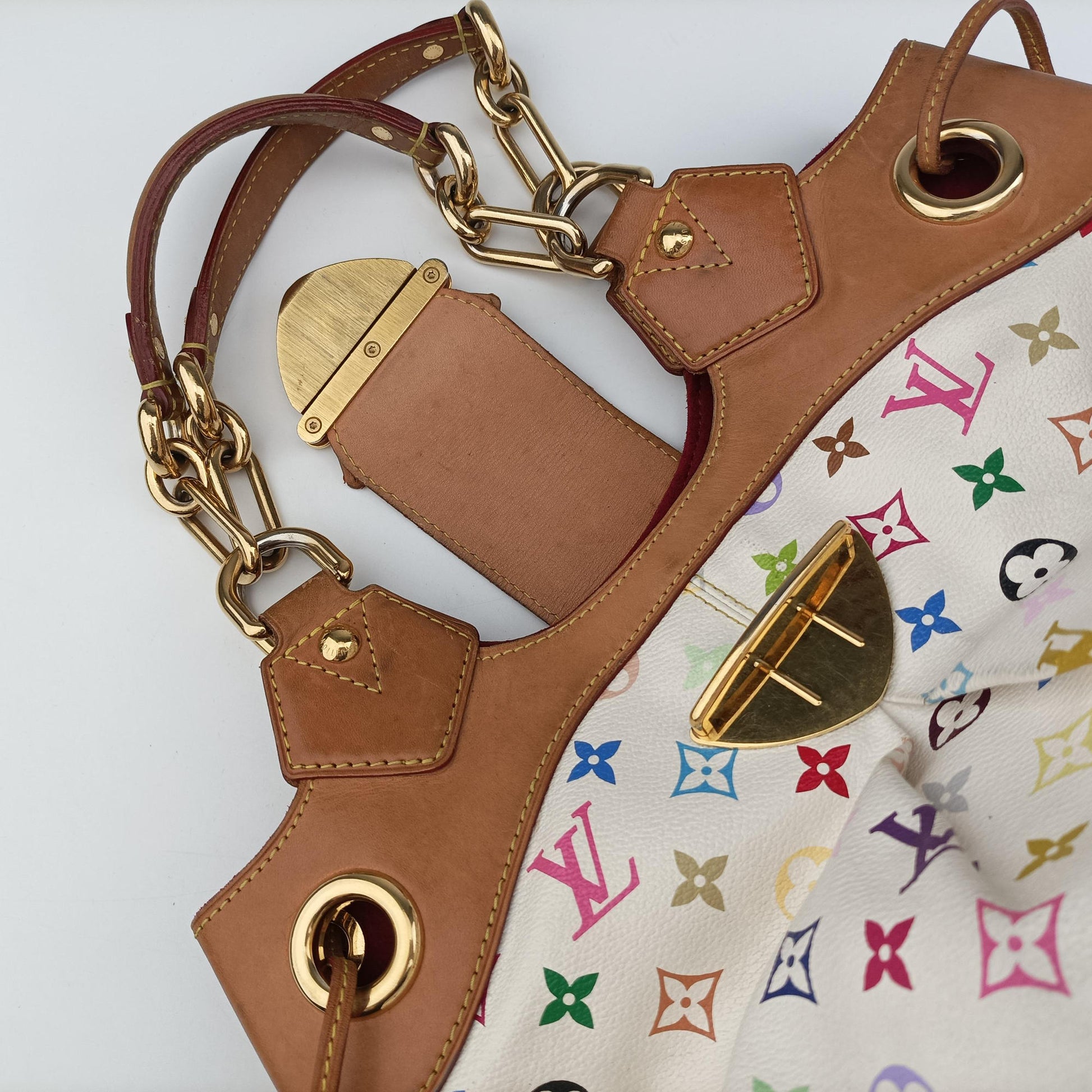 URSULA white Monogram Multicolor M40123 Lot number unknownウルスラ ブロン モノグラム マルチカラー M40123 製番不明