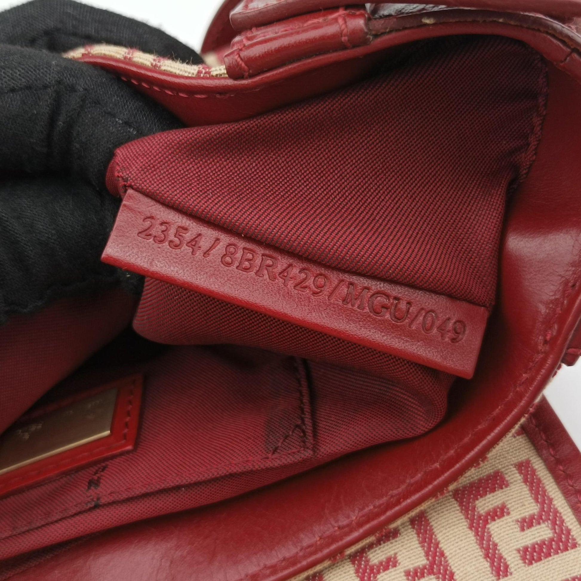 Zucchino Borsa Red canvas×leather 8BR429 2354/8BR429/MGU/049ズッキーノ ボルサ レッド キャンバス×レザー 8BR429 2354/8BR429/MGU/049