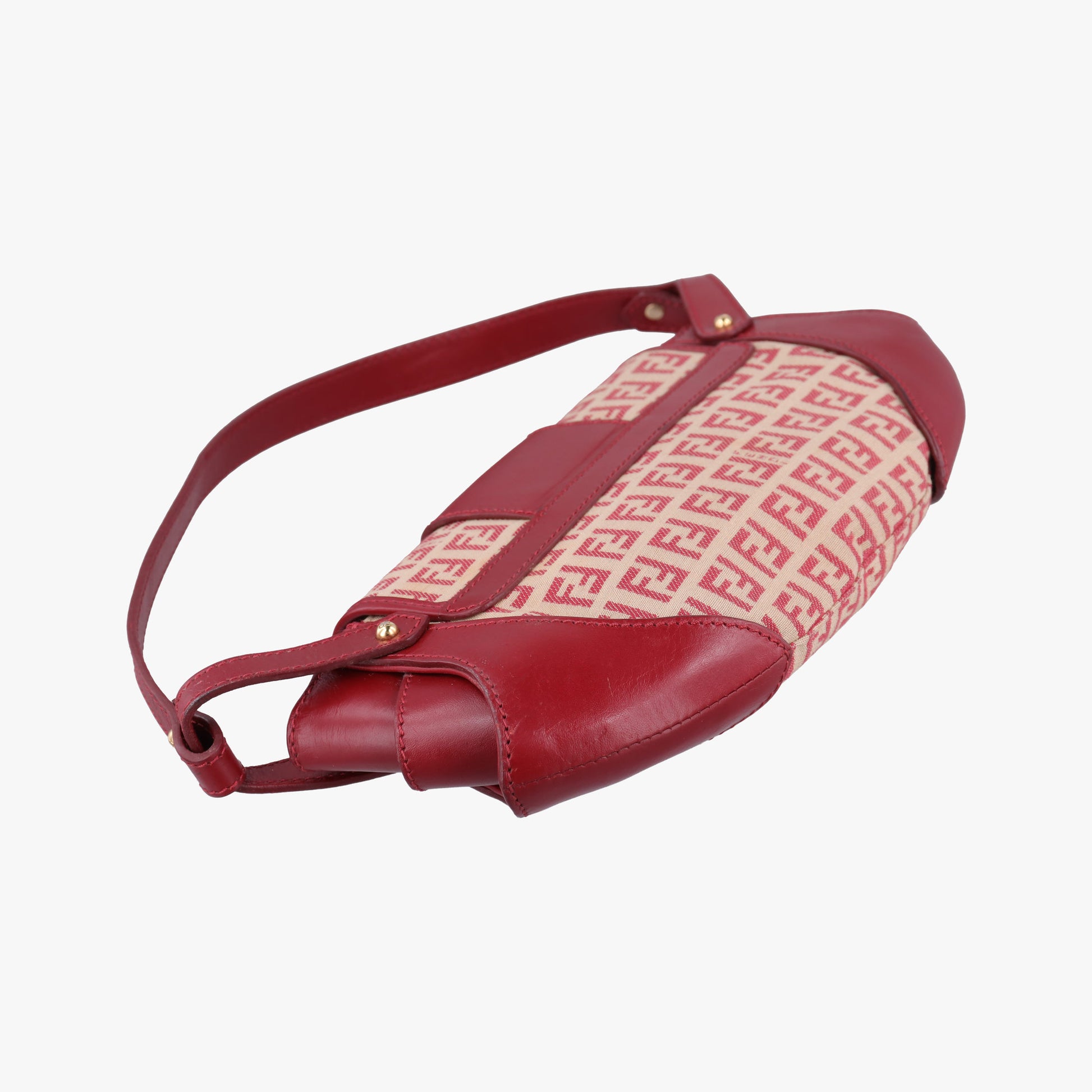 Zucchino Borsa Red canvas×leather 8BR429 2354/8BR429/MGU/049ズッキーノ ボルサ レッド キャンバス×レザー 8BR429 2354/8BR429/MGU/049