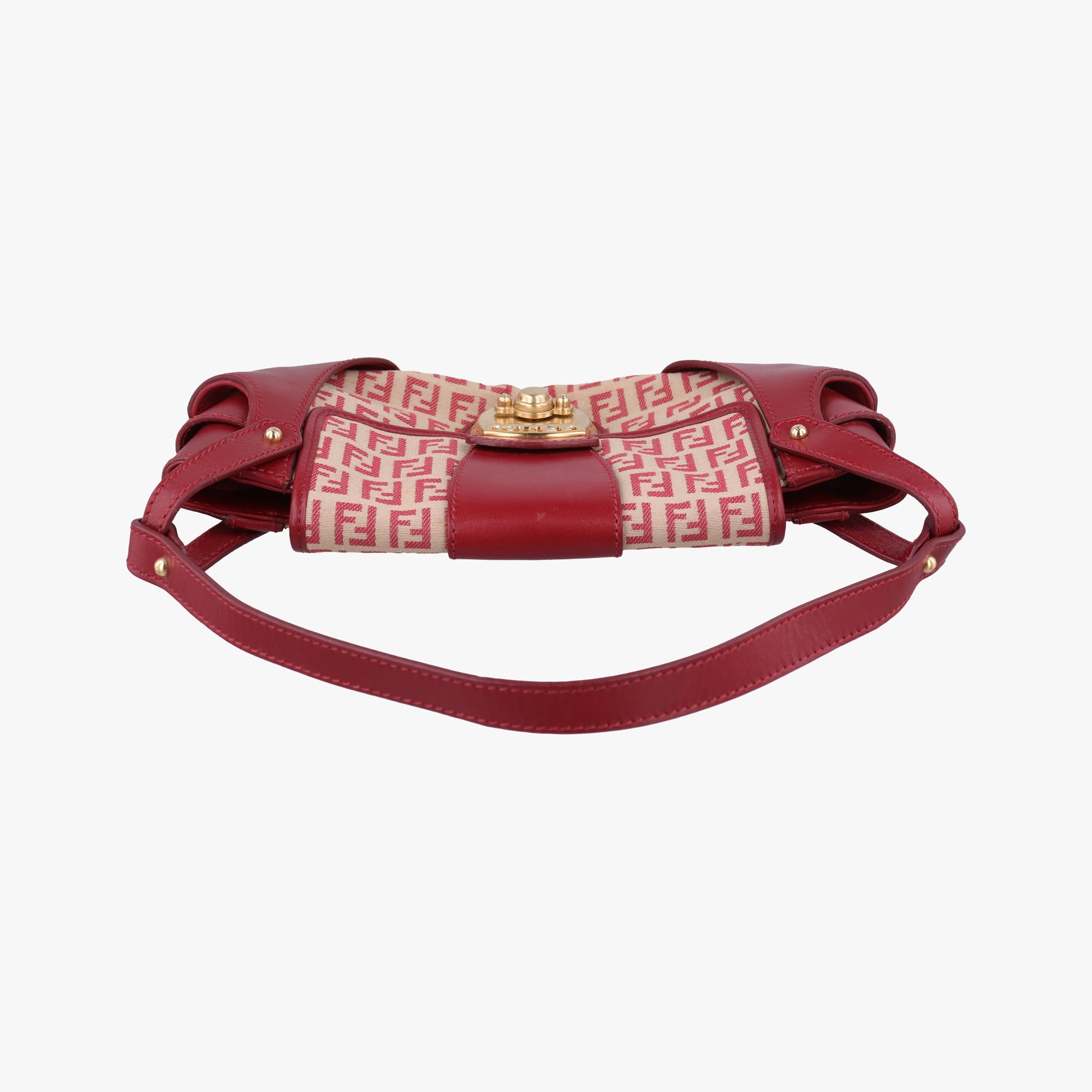 Zucchino Borsa Red canvas×leather 8BR429 2354/8BR429/MGU/049ズッキーノ ボルサ レッド キャンバス×レザー 8BR429 2354/8BR429/MGU/049