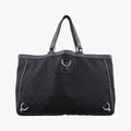 Abbey Black Canvas × Leather 293580 H011608127アビー ブラック キャンバス x レザー 293580 H011608127