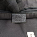 Abbey Black Canvas × Leather 293580 H011608127アビー ブラック キャンバス x レザー 293580 H011608127