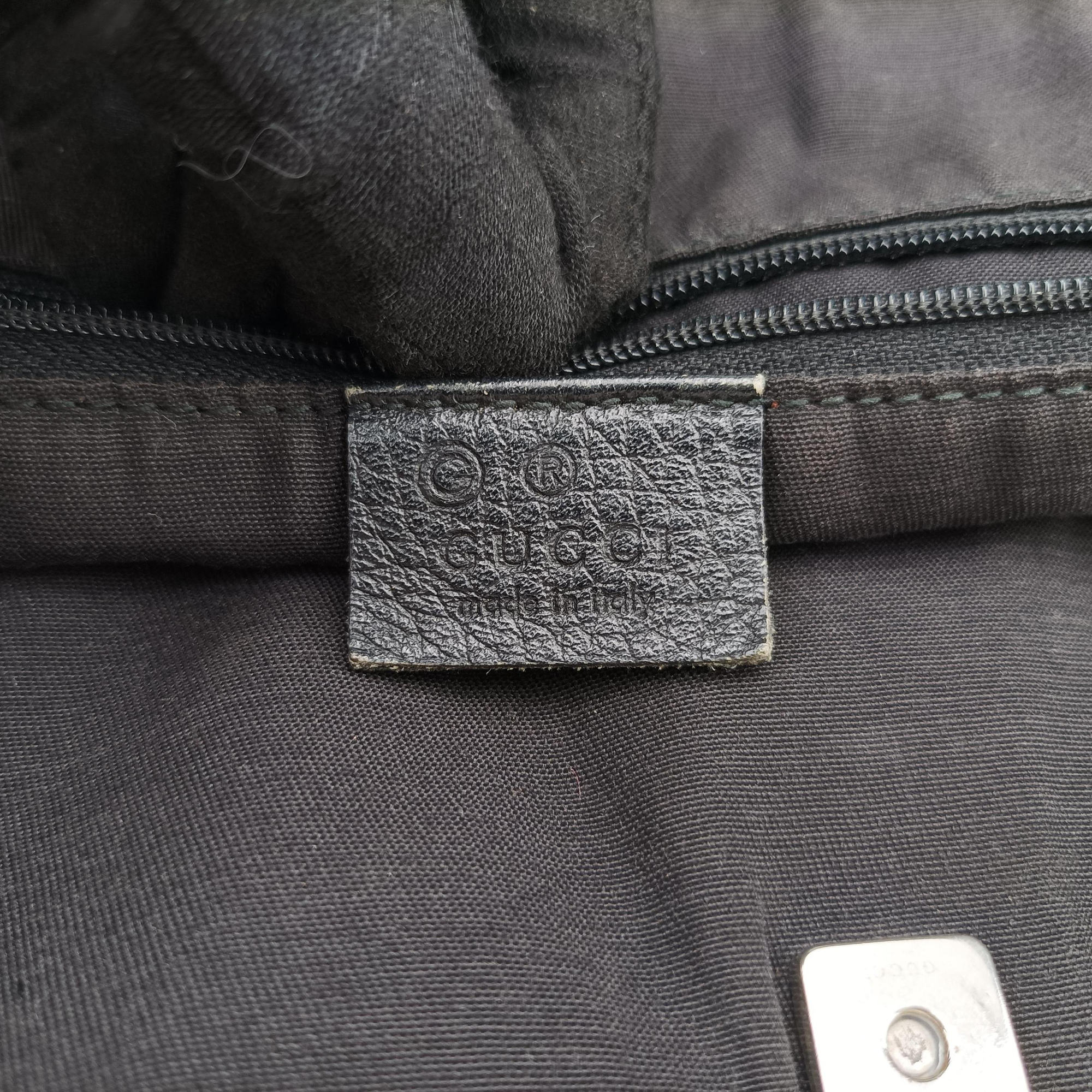Abbey Black Canvas × Leather 293580 H011608127アビー ブラック キャンバス x レザー 293580 H011608127