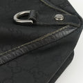 Abbey Black Canvas × Leather 293580 H011608127アビー ブラック キャンバス x レザー 293580 H011608127