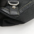 Abbey Black Canvas × Leather 293580 H011608127アビー ブラック キャンバス x レザー 293580 H011608127