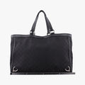Abbey Black Canvas × Leather 293580 H011608127アビー ブラック キャンバス x レザー 293580 H011608127