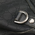 Abbey Black Canvas × Leather 293580 H011608127アビー ブラック キャンバス x レザー 293580 H011608127