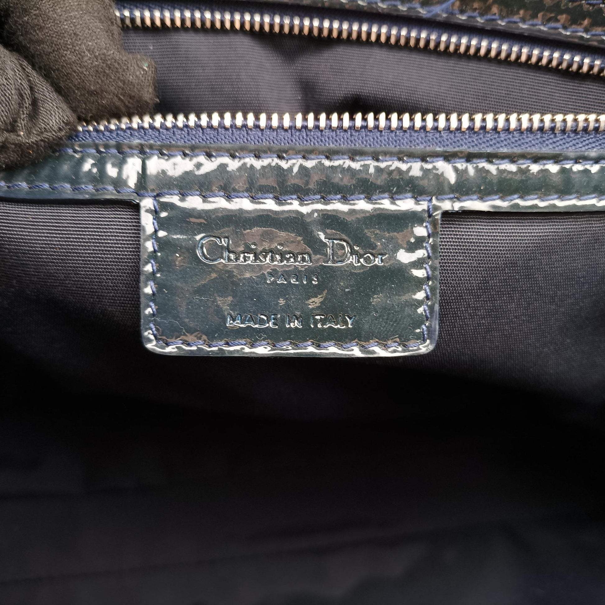 Cannage Dior Soft Shopping Green Patent Leather 01-RU-0132ディオールソフト グリーン パテント 01-RU-0132