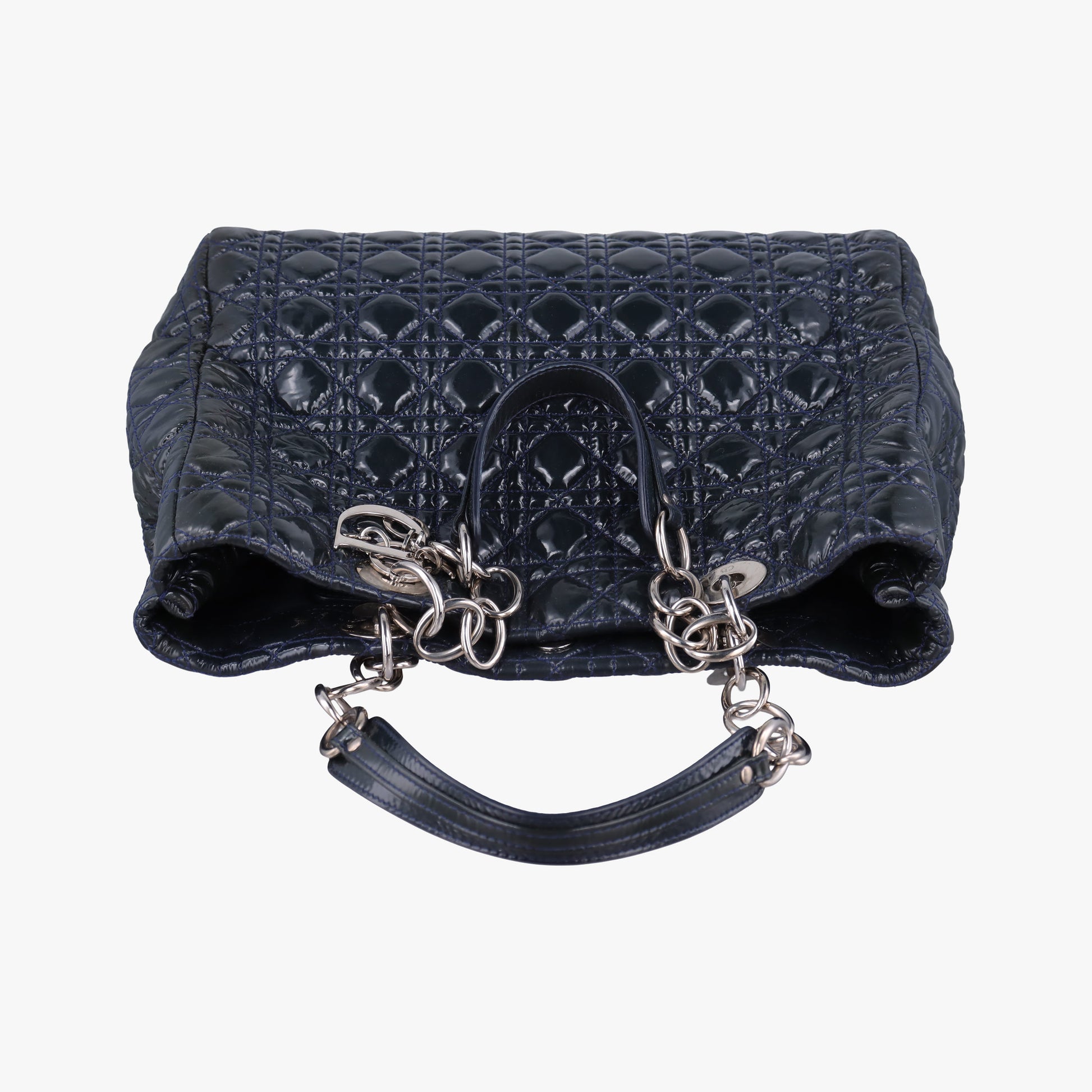 Cannage Dior Soft Shopping Green Patent Leather 01-RU-0132ディオールソフト グリーン パテント 01-RU-0132
