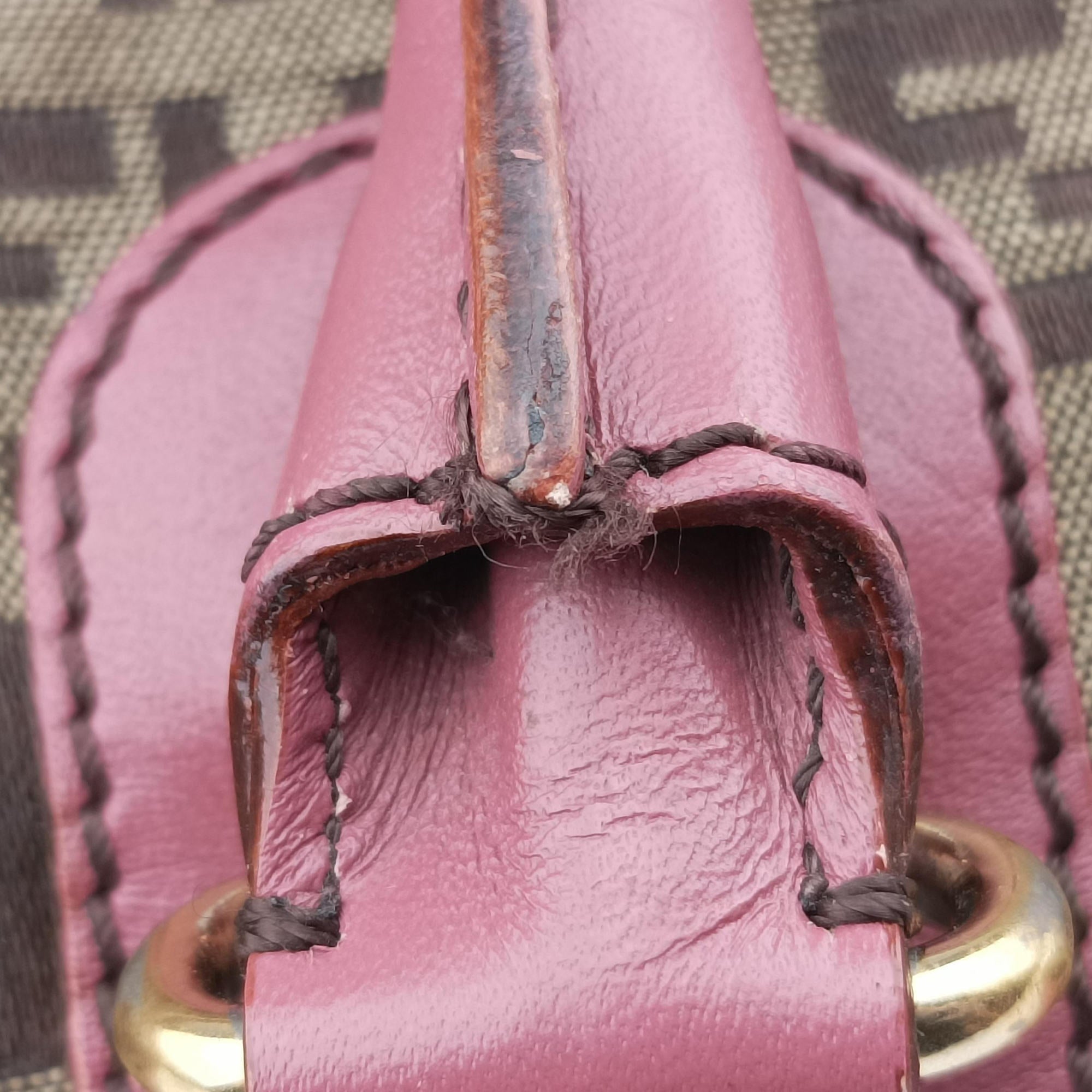 Zucchino Brown×Pink Canvas×Leather 8BH139 2321-8BH139.LXT-059ズッキーノ ブラウン×ピンク キャンバス×レザー 8BH139 2321-8BH139.LXT-059