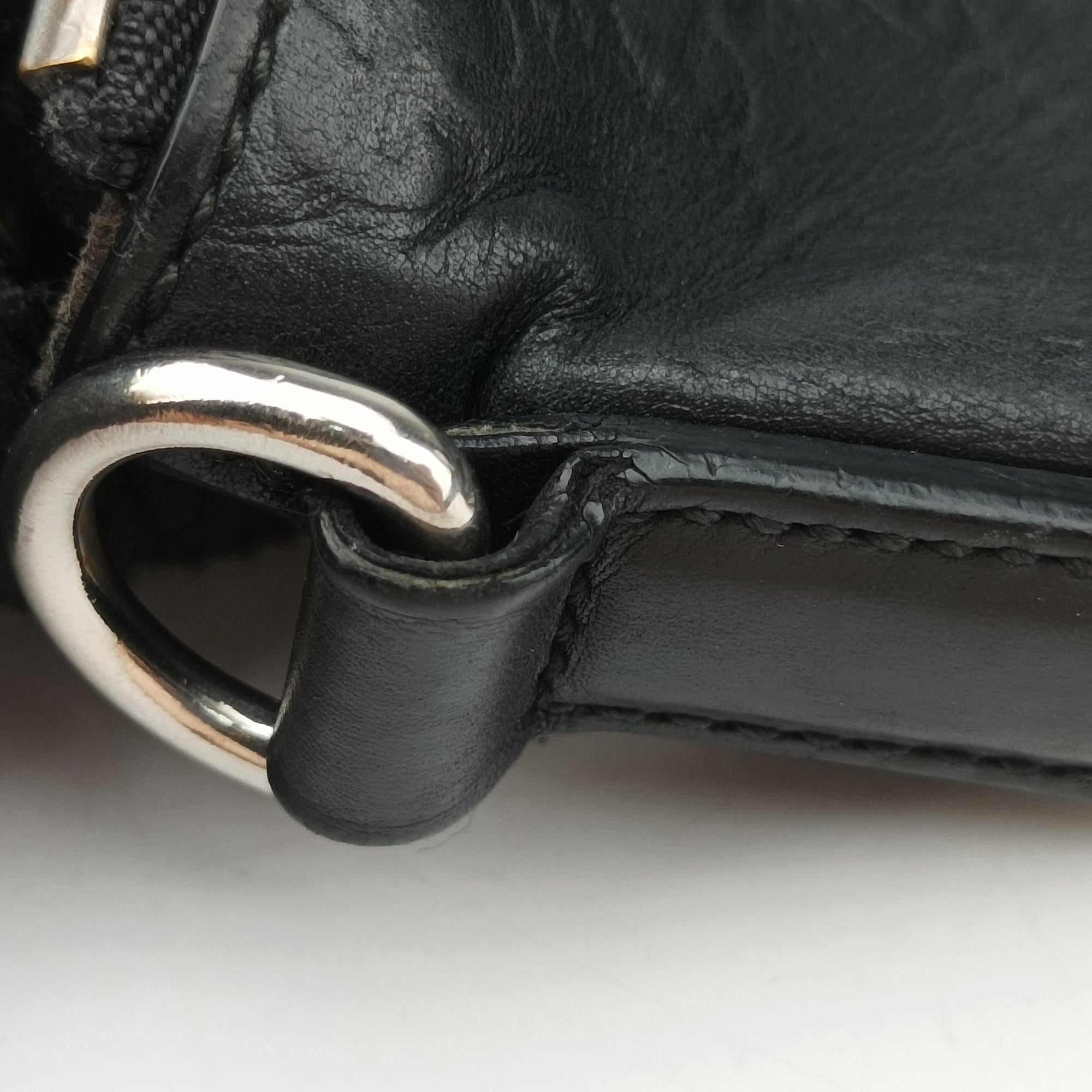 GG Imprime messenger Black Leather 473882 D021955082インプリメ メッセンジャー ブラック レザー 473882 D021955082