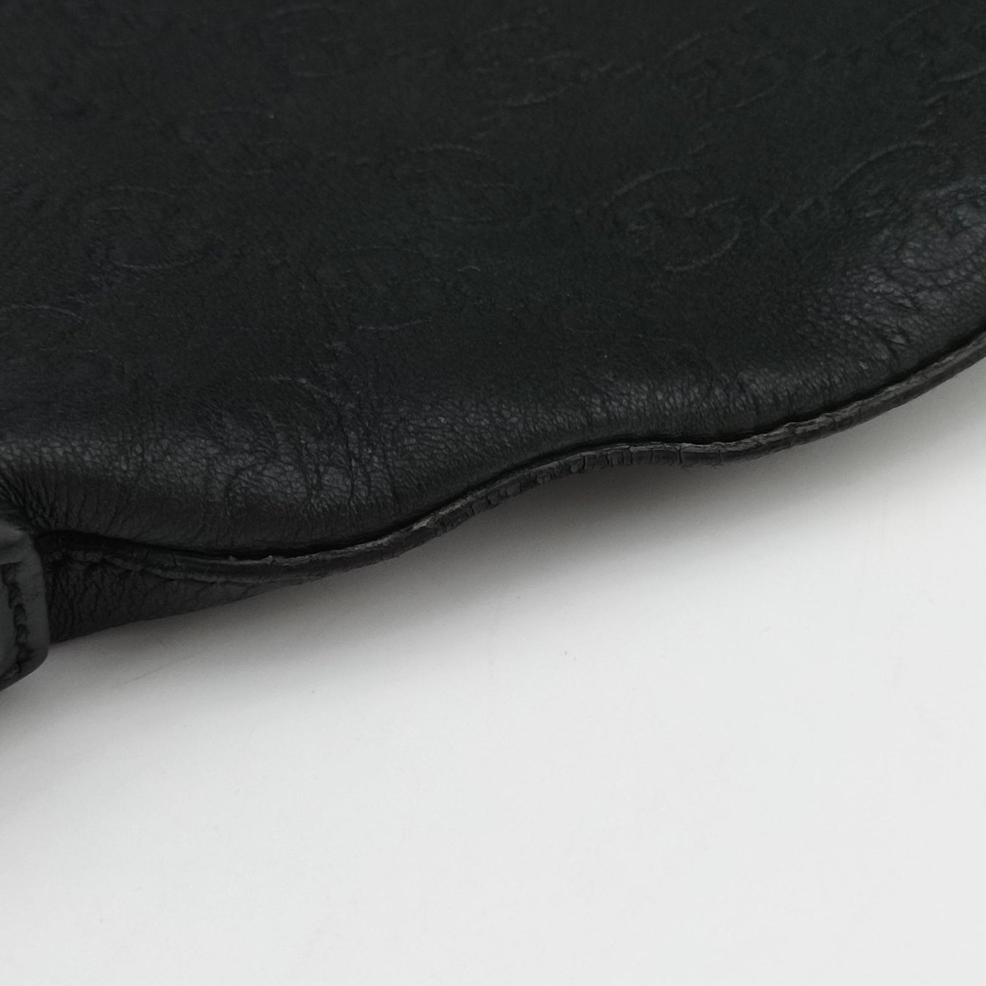 GG Imprime messenger Black Leather 473882 D021955082インプリメ メッセンジャー ブラック レザー 473882 D021955082