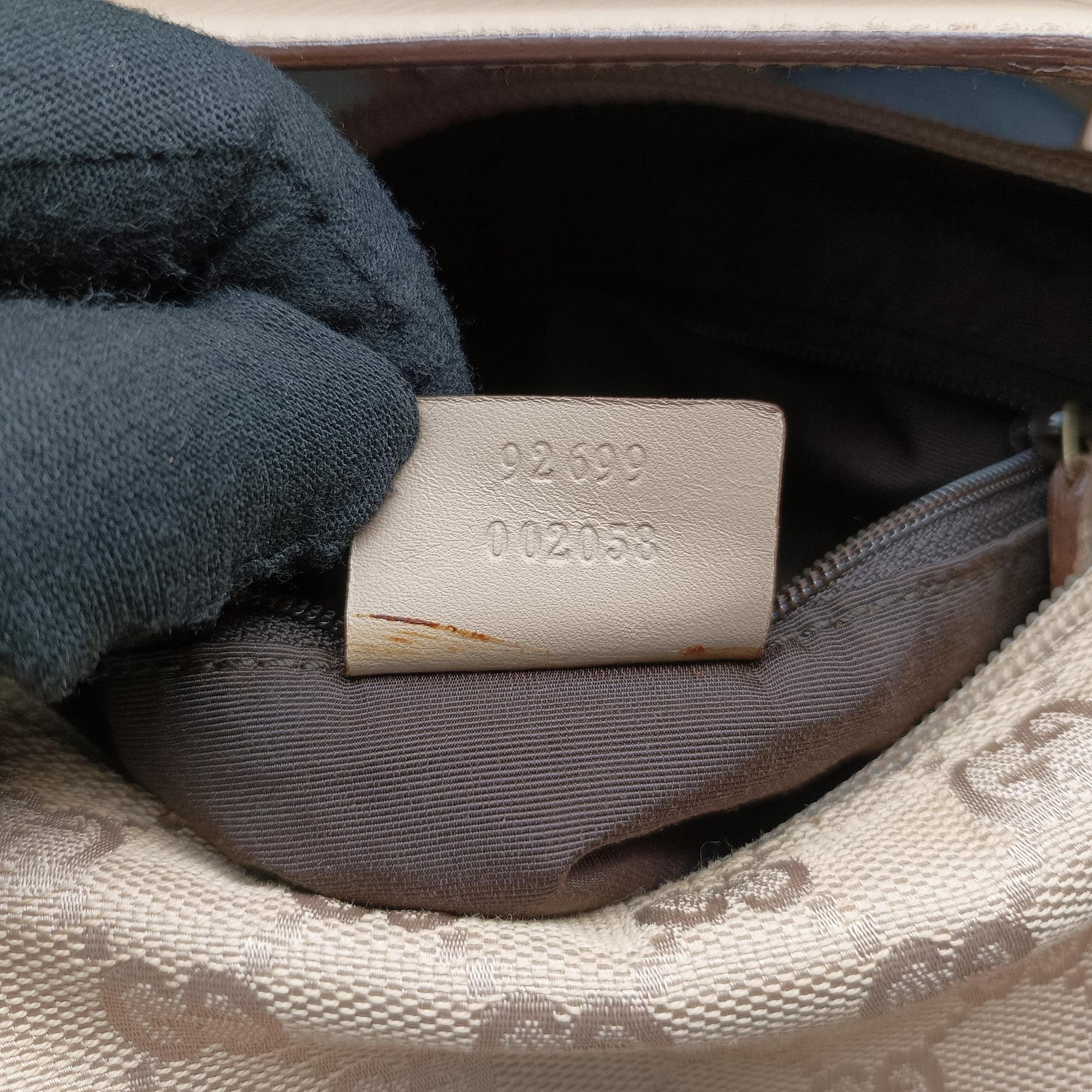 GG Canvas Beige Canvas x Leather 92699 GGキャンバス ベージュ キャンバス×レザー 92699 
