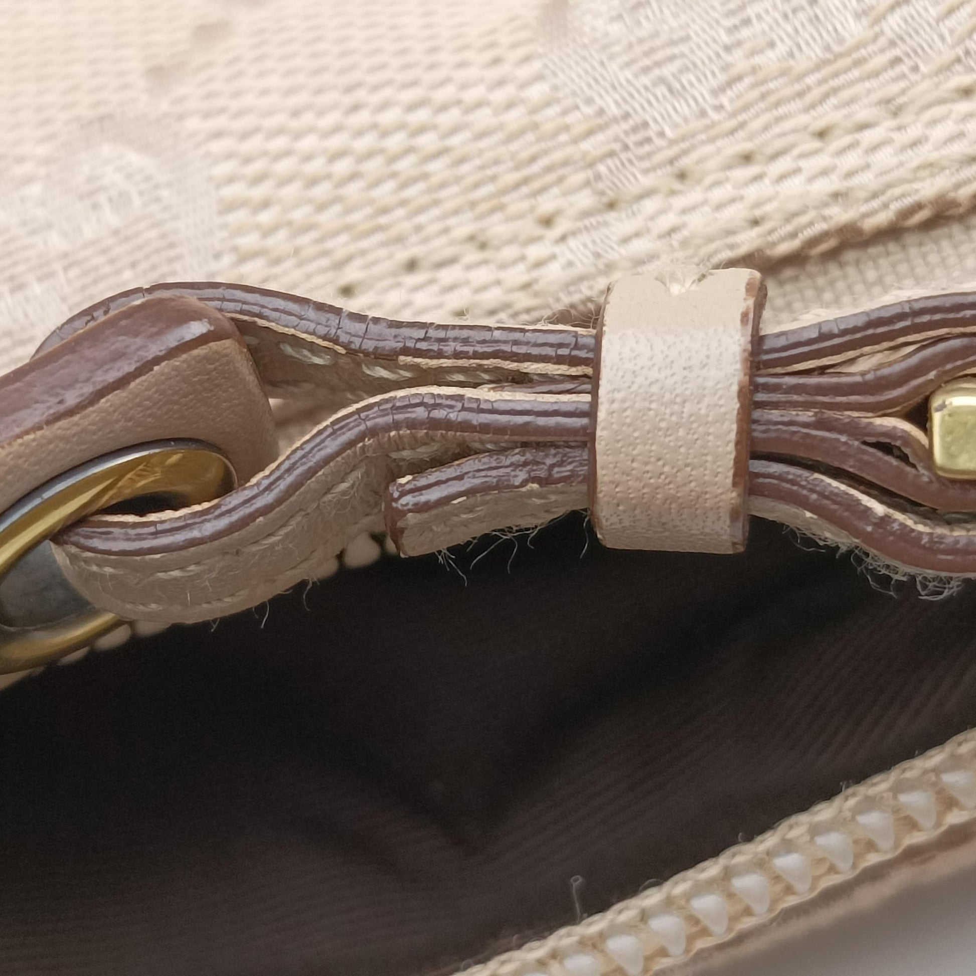 GG Canvas Beige Canvas x Leather 92699 GGキャンバス ベージュ キャンバス×レザー 92699 