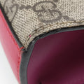 Padlock Beige×red×pink PVC coated canvas×Leather 409487 D020734944パドロック ベージュ×レッド×ピンク PVCコーティングキャンバス×レザー 409487 D020734944