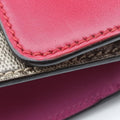 Padlock Beige×red×pink PVC coated canvas×Leather 409487 D020734944パドロック ベージュ×レッド×ピンク PVCコーティングキャンバス×レザー 409487 D020734944