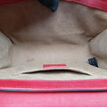Padlock Beige×red×pink PVC coated canvas×Leather 409487 D020734944パドロック ベージュ×レッド×ピンク PVCコーティングキャンバス×レザー 409487 D020734944